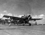 Asisbiz Grumman F4F 3 Wildcat VF 41 White 41F14 preparing for launch CV 4 USS Ranger 01