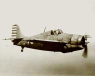 Asisbiz Grumman F4F 3 Wildcat VF 5 in flight February 1942 NH 97493