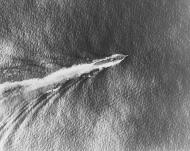 Asisbiz Aerial photo of IJN Cruiser Chikuma Battle Santa Cruz Islands Oct 1942 80 G 30614