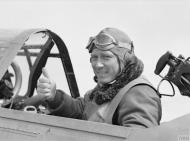 Asisbiz Aircrew USN VS 72 Radioman 1st class CW Smith in a SB2U Vindicator at RNAS Hatston Orkney Scotland Apr 1942 IWM A9372