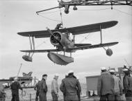 Asisbiz USN CS 7 Curtis SOC 3 Seagulls aboard USS Wichita off Orkney Scotland Apr 1942 IWM A9353