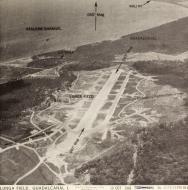 Asisbiz A map showing Lunga Field Guadalcanal 18th Oct 1943 0A