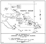Asisbiz A map showing the area of responsibility for Northern Solomons 15th June 1944 0A