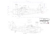 Asisbiz Aircraft scale drawing of a Ford FM 2 Wildcat Side View 1.48 Scale drawn by J Temma 0A
