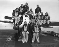 Asisbiz Aircrew USN VC 58 VF pilots onboard USS Guadalcanal 15th April 1944 01