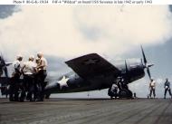 Asisbiz Grumman F4F 4 Wildcat VGF 27 Black 5 Rosenblatt's Reply aboard USS Suwanee ACV 27 1943 01