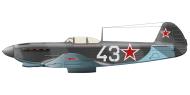 Asisbiz Yakovlev Yak 9 163IAP 336IAD Silver 43 with Anatoly Sergeevich Morozov Baltic Front 1944 0A