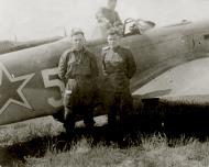 Asisbiz Yakovlev Yak 9K 43IAP 3IAK White 5x with PA Chernatkin and IL Zvyagin Elshtal Jul 1945 01