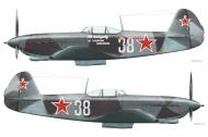 Asisbiz Yakovlev Yak 9T 728IAP White 38 flown by AI Vybornov Poland 2nd Sep 1944 0C