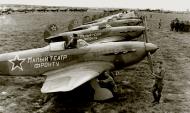 Asisbiz Yakovlev Yak 9T 909IAP 130IAD slogan Maly Theater Belorussian Front 8th Jun 1944 01