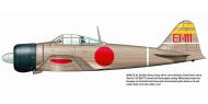 Asisbiz Mitsubishi A6M2 21 Zero JNAF 5th Koku Sentai EI 111 IJN carrier Shokaku Pearl Harbor 7th Dec 1941 0A