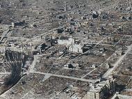 Asisbiz Boeing B 29 20AF bombing results showing a aerial view of Osaka following the war 1945 01