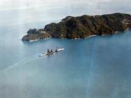 Asisbiz Japan IJN Battleship sunk at Kure Naval Arsenal by 20AF B 29 Superfortresses 22nd June 1945 NA417