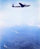 Asisbiz USAAF 44 69985 Boeing B 29A Superfortress 313BW 9BG X53 Jake's Jalopy drops Mark 26 acoustic aerial mines during Operation Starvation 1945 01