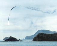 Asisbiz Japanese kamikaze shot down while attempting to attack USS Wake Island (CVE 65) off Okinawa 16th April 1945 80 G 339261