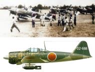 Asisbiz Mitsubishi A6M2 21 Zero JNAF 301 Hikotai 201 Kokutai pilot Yukio Seki 02 888 based at Mabalacat Philippines Oct 1944 01