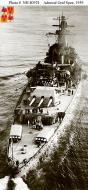 Asisbiz Admiral Graf Spee Seen from astern while underway in the English Channel 1939 NH80974