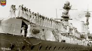 Asisbiz Kriegsmarine German light cruiser KMS Emden at Honolulu Hawaii 17th Feb 1936 NH80873