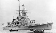 Asisbiz Kriegsmarine battleship KMS Gneisenau Fleet Parade 01