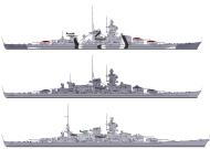 Asisbiz Kriegsmarine battleship KMS Gneisenau profile 0B