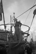 Asisbiz German U boat submarine U 553 commanded by Lieutenant Commander Karl Thurmann returns to Saint Nazaire 04