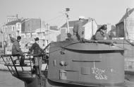 Asisbiz German U boat submarine U 553 commanded by Lieutenant Commander Karl Thurmann returns to Saint Nazaire 14