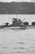 Asisbiz German U boat submarine U 83 commanded by Kapitanleutnant Hans Werner Kraus returning to Brest submarine pens 07