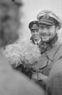 Asisbiz German U boat submarine U 93 Commander Horst Elfe and crew returns to Saint Nazaire 1941 07