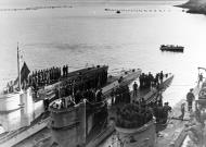 Asisbiz German U boat submarine crews at Narvik Norway after hitting Convoy PQ 17 July 1942 NH 71315