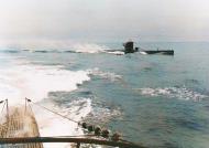 Asisbiz German U boat type VIIc submarines meet in the Polar Sea North of Norway during hunt for a convoy July 1942 NH 71300