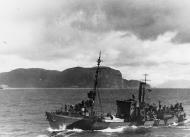 Asisbiz Kriegsmarine German Navy Picket vessel underway off the coast of Norway during World War II NH 71380