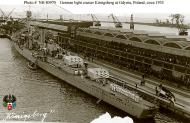 Asisbiz Kriegsmarine light cruiser KMS Konigsberg Gdynia Poland 1935 NH80970