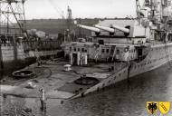 Asisbiz KMS Lutzow in Kiel after being torpedoed on her way back from Norway Bund