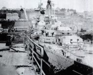 Asisbiz Kriegsmarine Cruiser KMS Prinz Eugen in Brest France 1941 01
