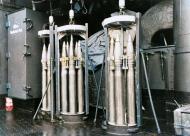Asisbiz German 10.5 centimeter anti aircraft ammunition on board the battleship Tirpitz in Norwegian waters 1942 NH 71386