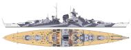 Asisbiz Kriegsmarine German Naval Ship KMS Tirpitz profile 0A