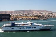 Asisbiz MS Speedrunner III IMO 9141871 Aegean Speed Lines entering Piraeus Port of Athens Greece 01