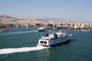 Asisbiz MS Speedrunner III IMO 9141871 Aegean Speed Lines entering Piraeus Port of Athens Greece 03