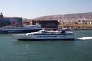 Asisbiz MS Speedrunner IV IMO 9141883 Aegean Speed Lines leaving Piraeus Port of Athens Greece 04