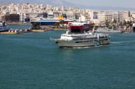 Asisbiz MS AG Nektarios IMO 8969343 Anes Ferries leaving Piraeus Port of Athens Greece 01