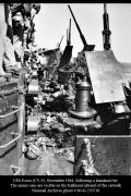 CV 9 USS Essex after her Kamikaze attack ordeal Philippines 25 Nov 1944 01