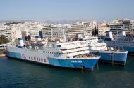 Asisbiz MS Marina IMO 7203487 and Romilda IMO 7368499 GA Ferries docked Piraeus Port of Athens Greece 01