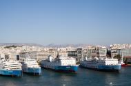 Asisbiz MS Rodanthi IMO 7353078 and Daliana IMO 7007265 GA Ferries docked Piraeus Port of Athens Greece 01