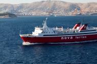 Asisbiz MS Phivos IMO 7825978 Nova Ferries leaving Piraeus Port of Athens Greece 03