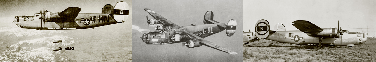 446th Bombardment Group B-24 Liberator photo gallery header