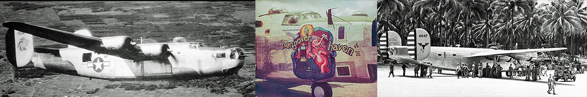 Pacific Theater of Operations PTO B-24 Liberator photo gallery header