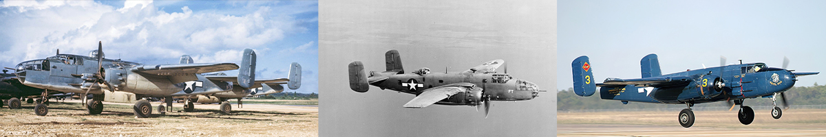 USN B-25 Mitchell photo gallery header