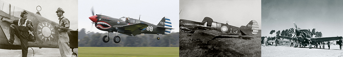 3rd Fighter Group Curtiss P-40 Warhawk photo gallery header