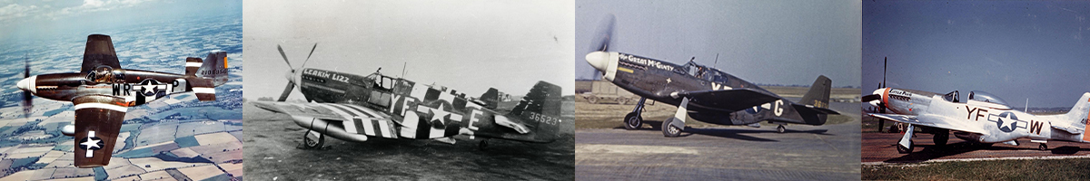 355th Fighter Group P-51 Mustang photo gallery header