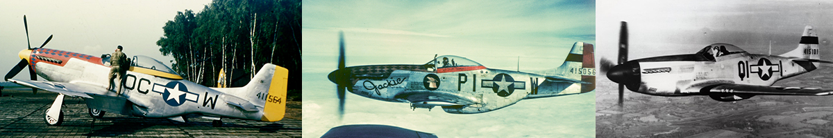 356th Fighter Group P-51 Mustang photo gallery header